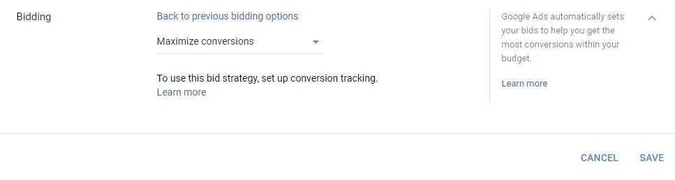 Optimize conversions