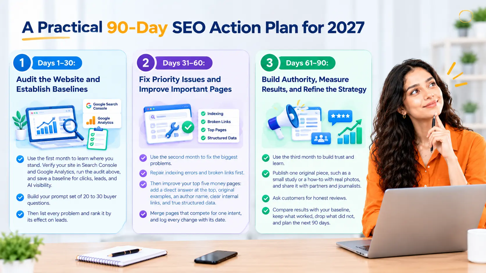 A Practical 90-Day SEO Action Plan