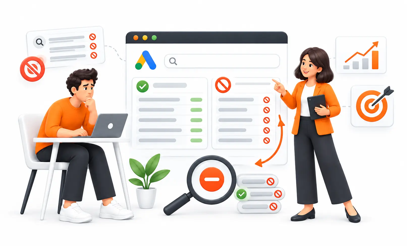Ignoring Negative Keywords and the Search Terms Report