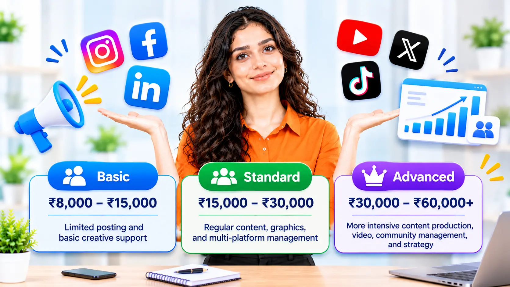 Social Media Marketing Cost in India