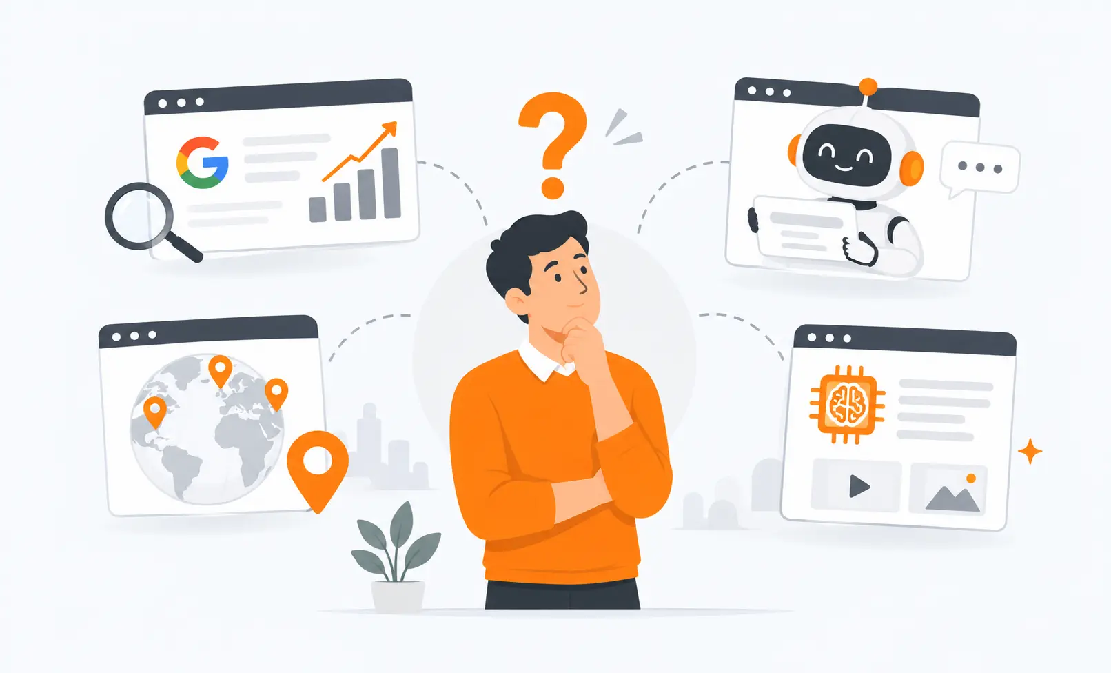 What Is SEO, AEO, GEO, and AIO